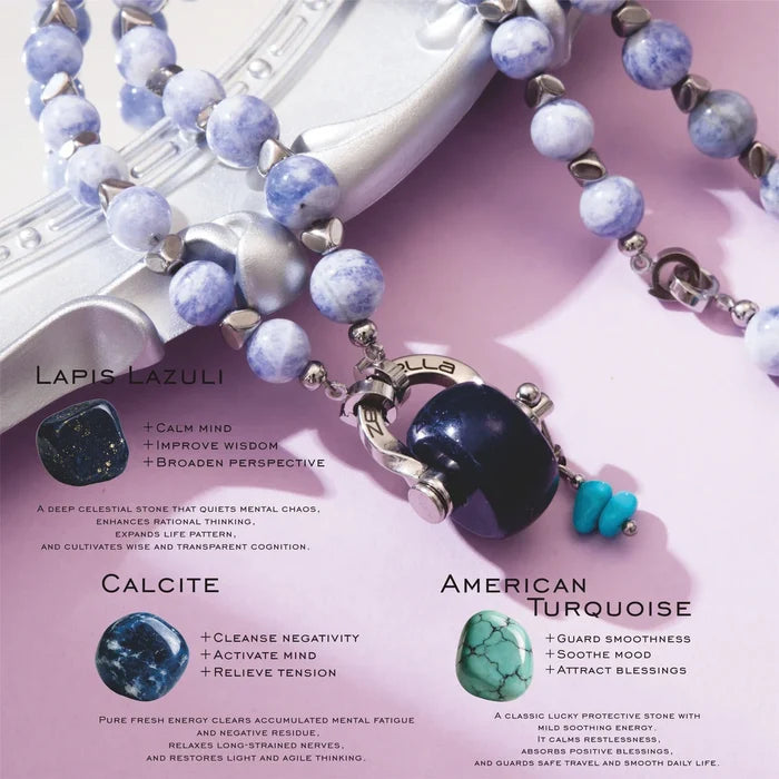 Sagittarius Sodalite & Lapis Lazuli Necklace