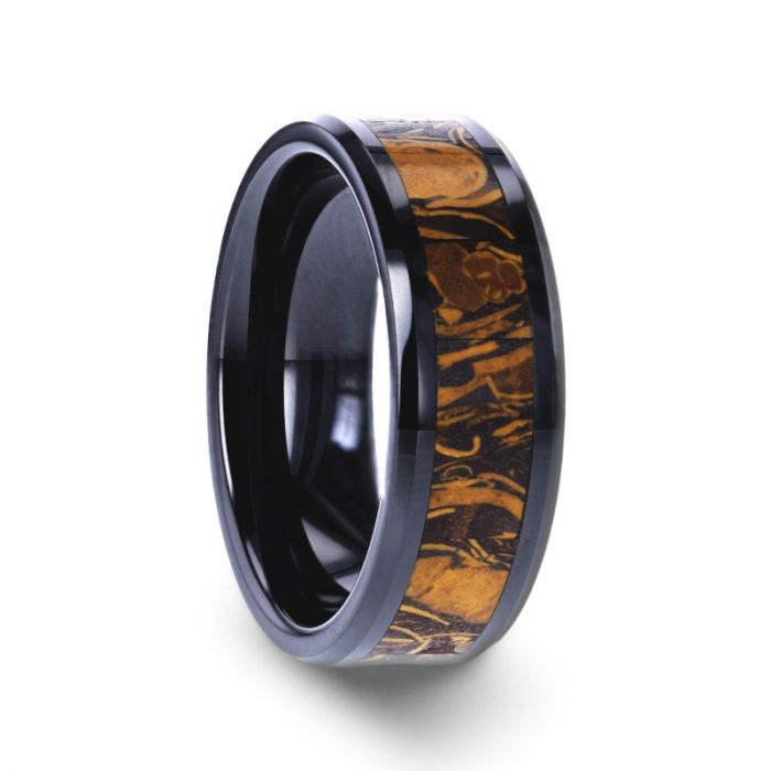SAHARA Ceramic men's wedding band, image 1