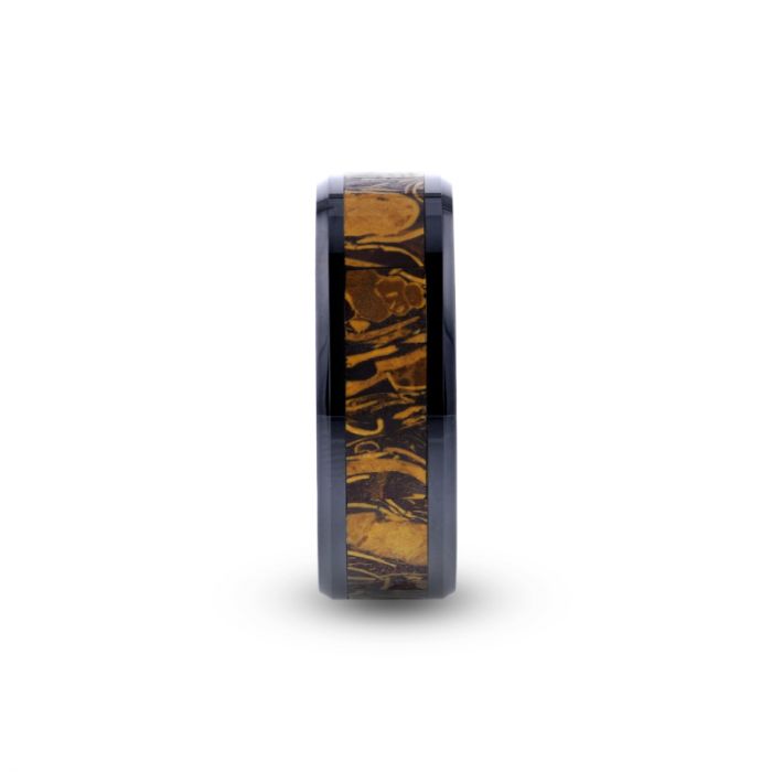 SAHARA Ceramic men's wedding band, image 2