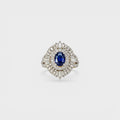 Sapphire Ballerina Ring - Monis Anas Jewellers