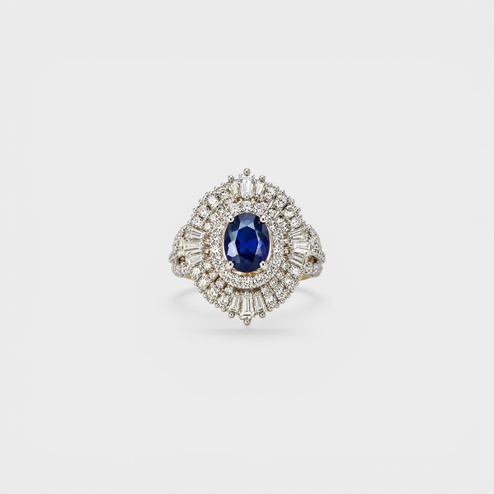 Sapphire Ballerina Ring - Monis Anas Jewellers