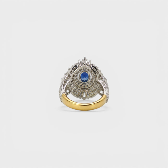 Sapphire Ballerina Ring - Monis Anas Jewellers