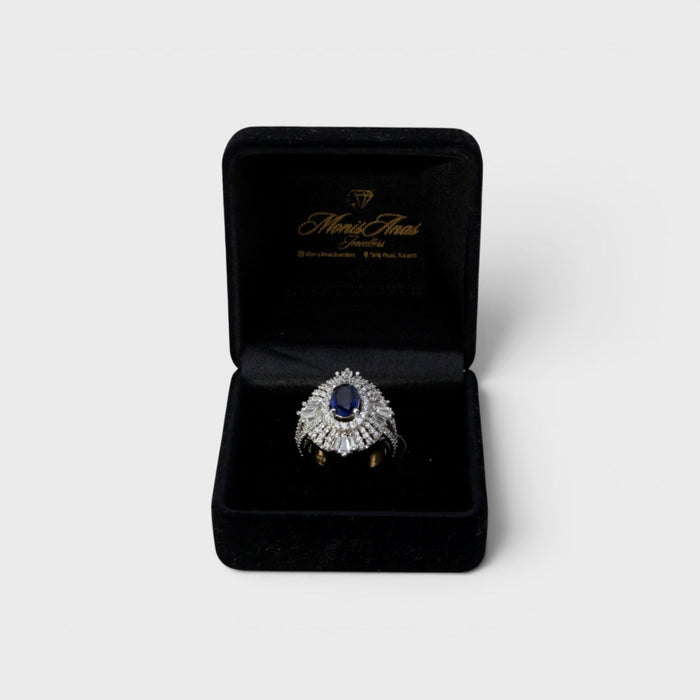 Sapphire Ballerina Ring - Monis Anas Jewellers
