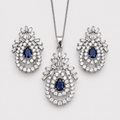 Sapphire Nova Set - Monis Anas Jewellers
