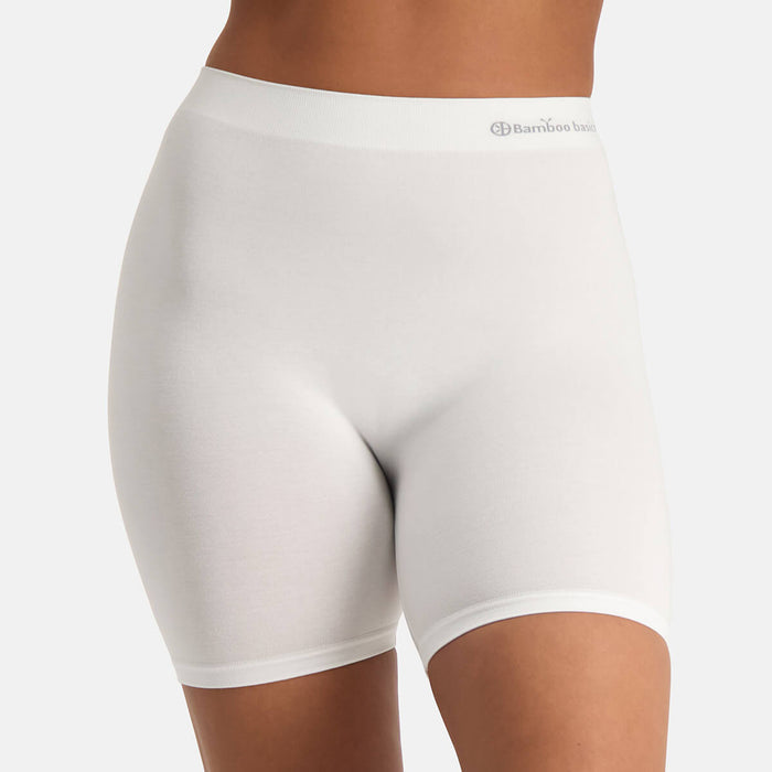 Bamboo Basics - Seamless Biker Short Suze - Wit
