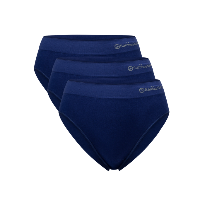 Seamless Full Briefs Belle (3-pack) - Donker blauw