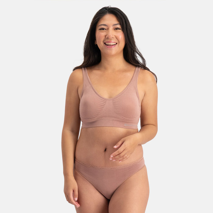 amber tan front