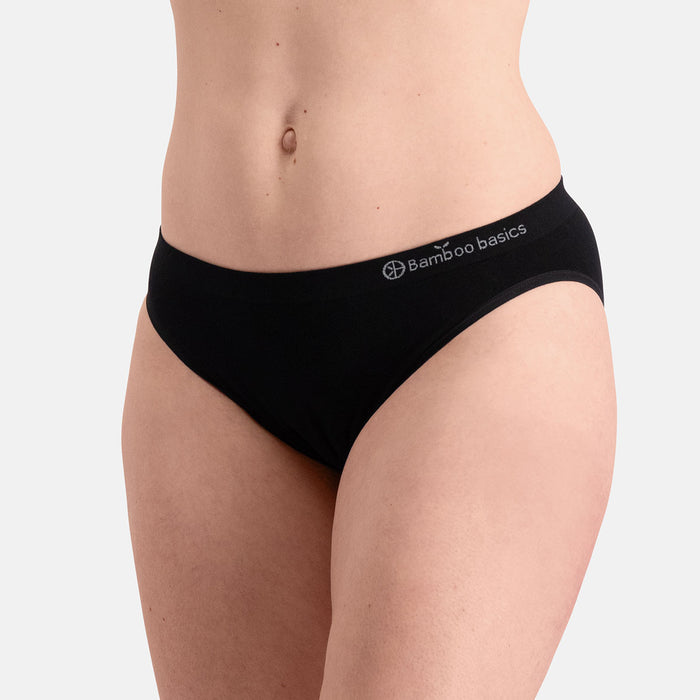 Bamboo Basics - Seamless Taille Slip Tess  - Zwart