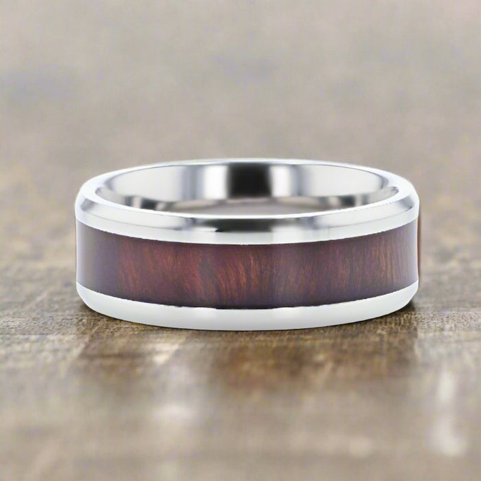 SEQUOIA Titanium men's wedding band, image 4