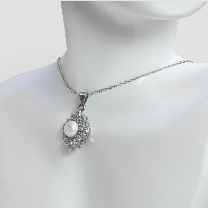 Silver Daisy Set - Monis Anas Jewellers