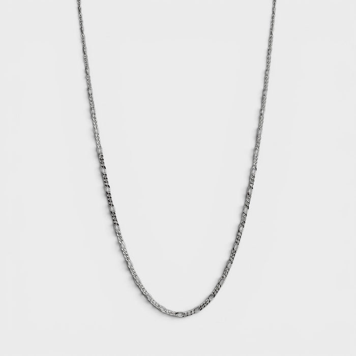 Silver Figaro Chain | 1.7mm | 925 Sterling Silver - Monis Anas Jewellers