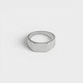 Silver Flat Signet Ring - Monis Anas Jewellers
