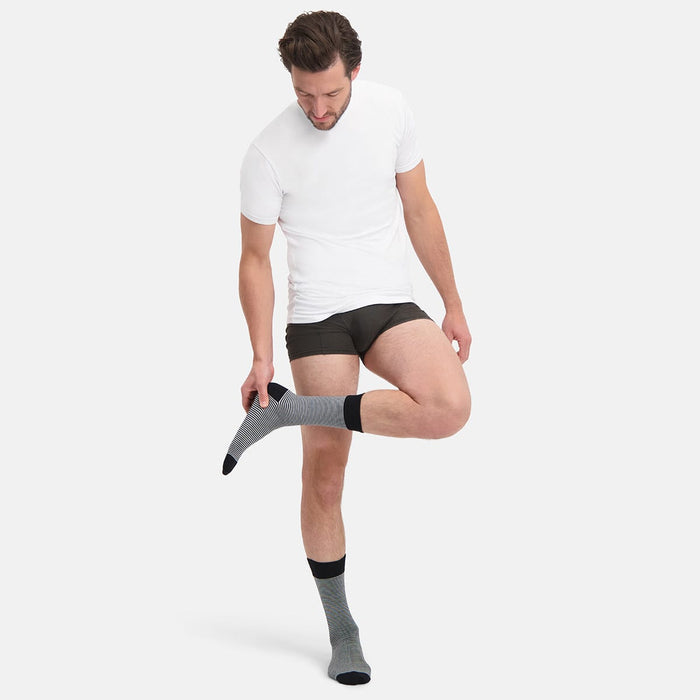 Bamboo Basics - Sokken Beau  - Zwart gestreept
