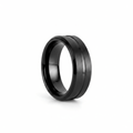 SQUAD — hero shot — men's tungsten carbide wedding ring | Aydins Jewelry