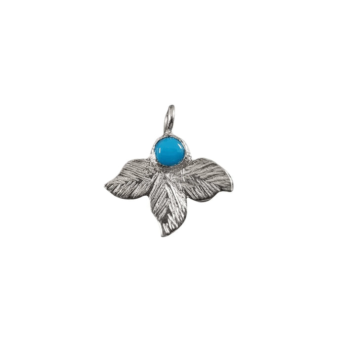 Sterling Silver Turquoise Drop Charm – Classic Beauty - K Jewelry Accessories