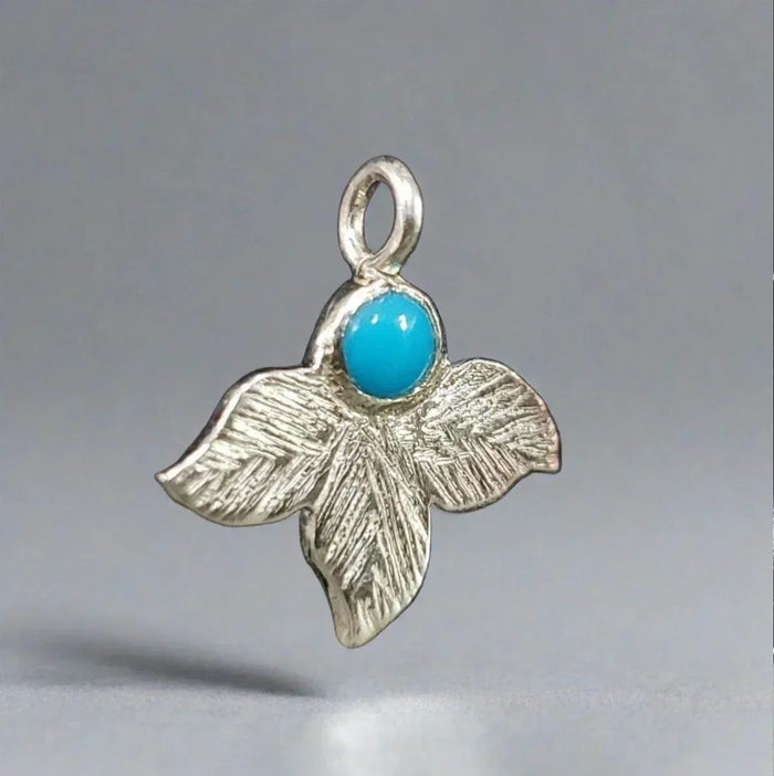 Sterling Silver Turquoise Drop Charm – Classic Beauty - K Jewelry Accessories