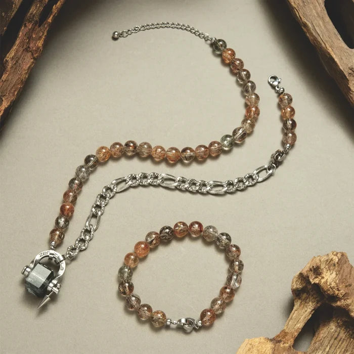 Strata Super Seven Quartz Necklace