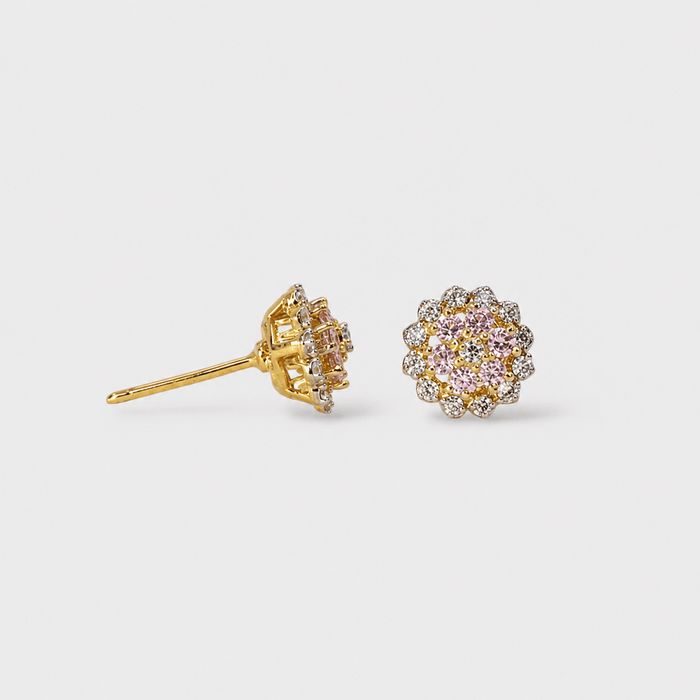 Sunlit Petal Studs - Monis Anas Jewellers