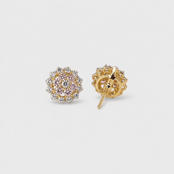 Sunlit Petal Studs - Monis Anas Jewellers