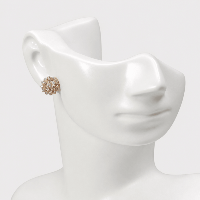 Sunlit Petal Studs (Pink) - Monis Anas Jewellers
