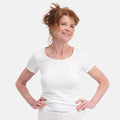 Bamboo Basics - T-shirts Kate  - Wit