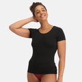 Bamboo Basics - T-shirts Kyra  - Zwart