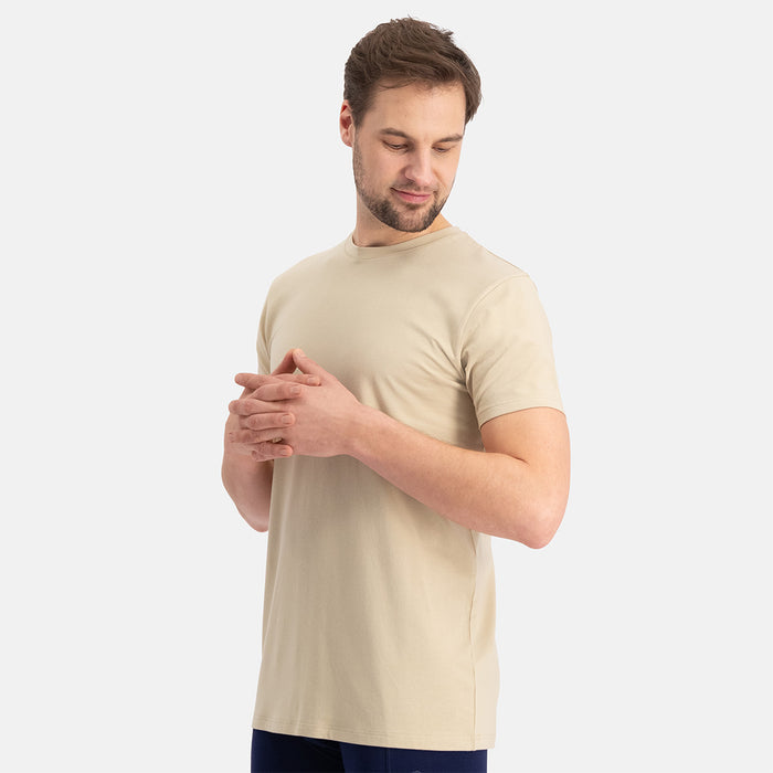 T-Shirts Ruben ronde hals -  Khaki