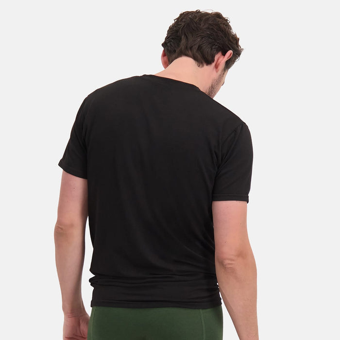 Bamboo Basics - T-Shirts Ruben ronde hals  -  Zwart