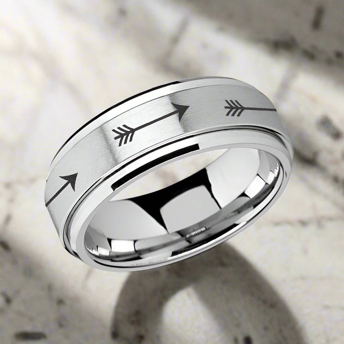 TARGET Tungsten Carbide men's wedding band, image 2