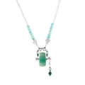 Taurus Emerald & Green Aventurine Necklace