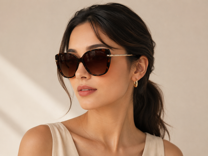TIFFANY AND CO CAT EYE SUNGLASSES (TF4190)