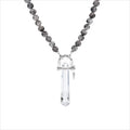 Trace Black Rutilated Quartz Necklace