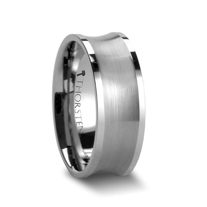 TREVICO Tungsten Carbide men's wedding band, image 1