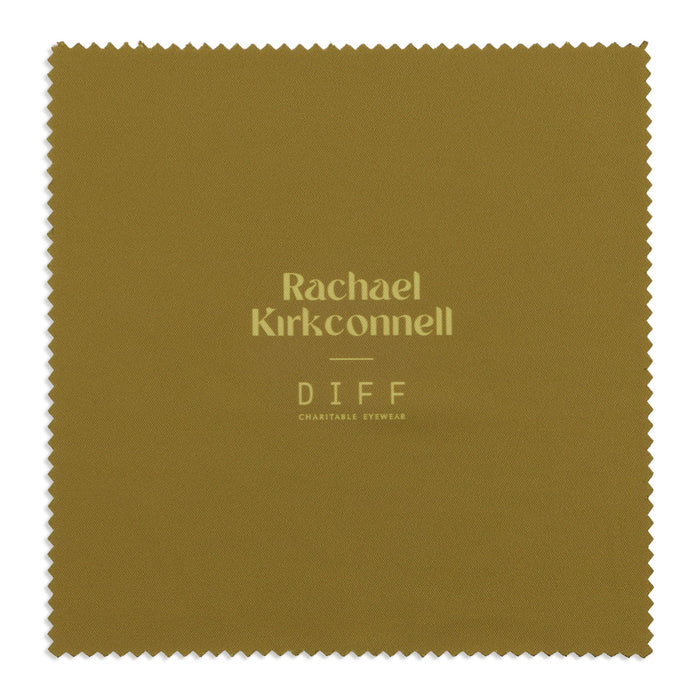 rachael kirkconnell x diff eyewear cleaning cloth