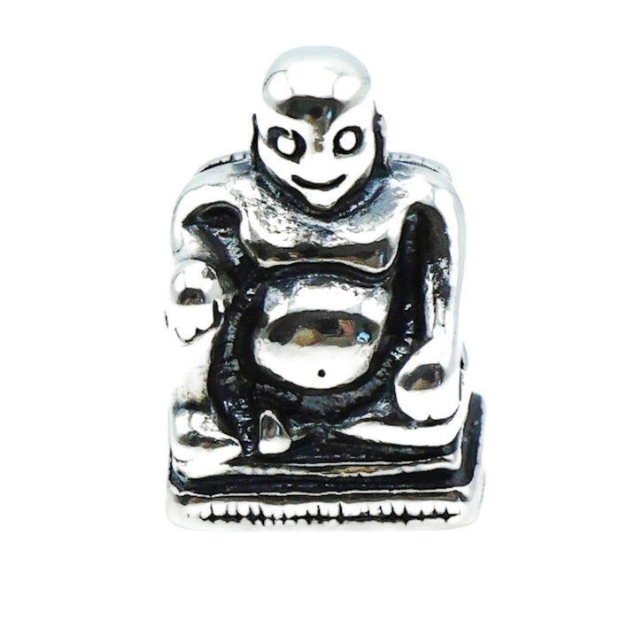 Trollbeads Buddha Bead Sterling Silver Charm