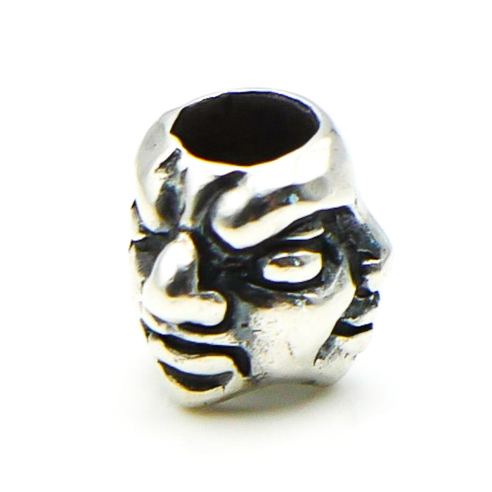TROLLBEADS RARE Masks Bead Sterling Silver Charm