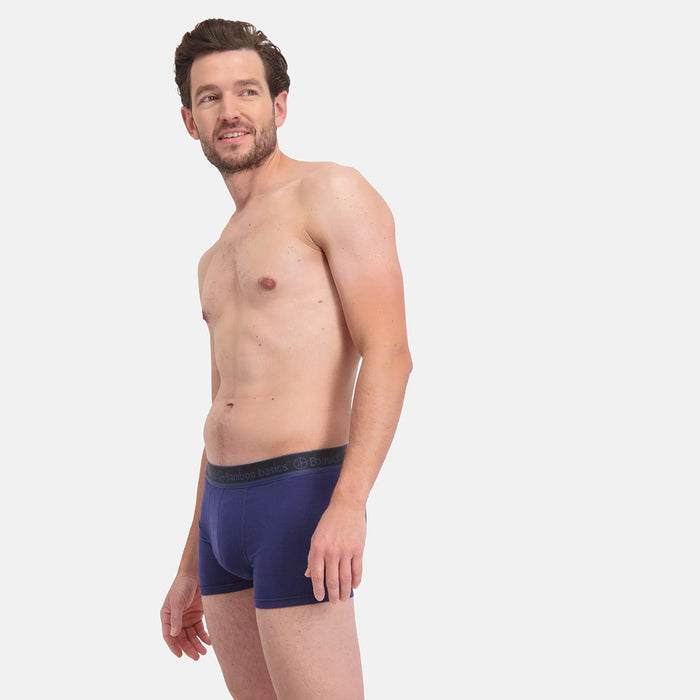 Bamboo Basics - Trunk Boxershorts Liam  - Zwart, Blauw & Navy
