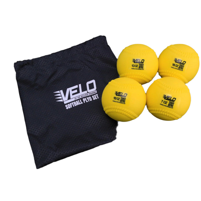 VELOBall - Softball Throwing & Hitting Plyo - Set of 4 Balls