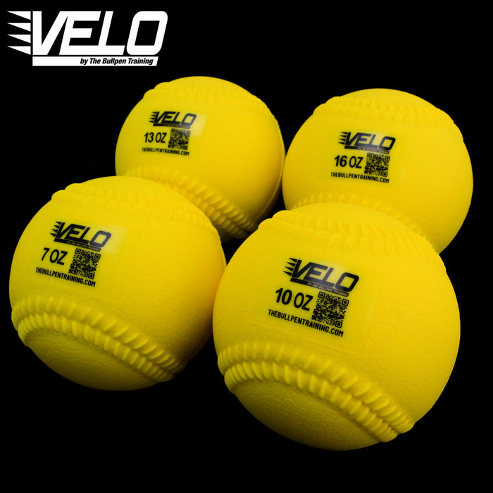 VELOBall - Softball Throwing & Hitting Plyo - Set of 4 Balls