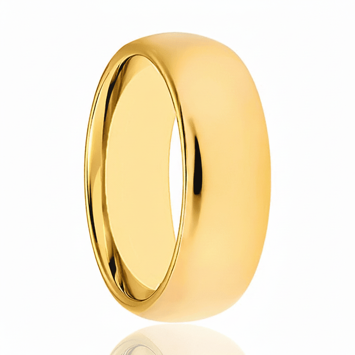 VIGILANT - Hero product shot - men's tungsten wedding ring.