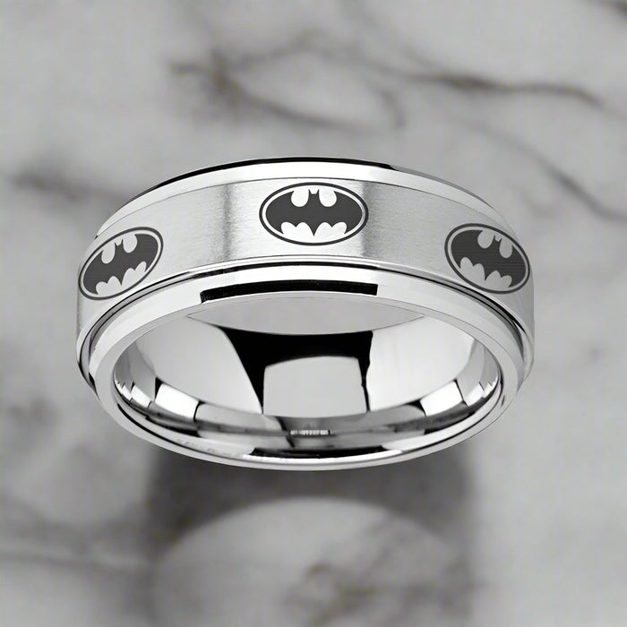 VIGILANTE Tungsten Carbide men's wedding band, image 1
