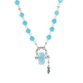 Virgo Amazonite & Fluorite Necklace