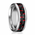 WHISPER — hero shot — men's tungsten carbide wedding ring | Aydins Jewelry