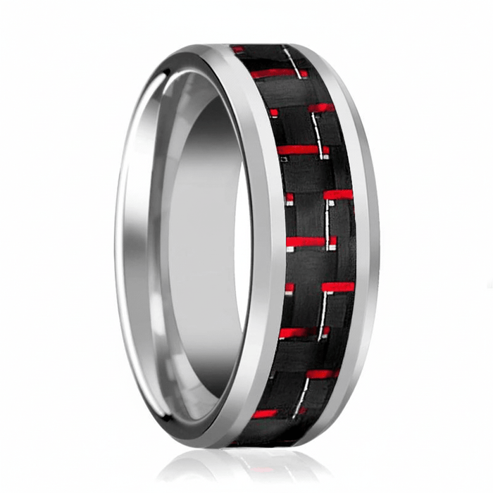 WHISPER — hero shot — men's tungsten carbide wedding ring | Aydins Jewelry