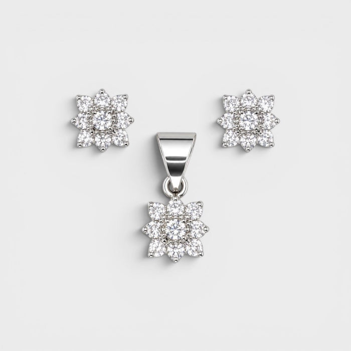 White Daisy Mini Set - Monis Anas Jewellers