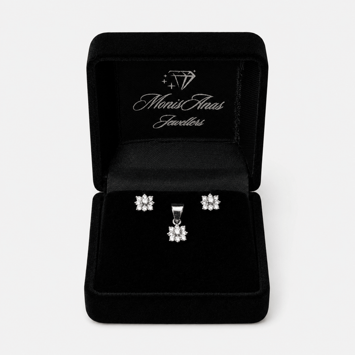 White Daisy Mini Set - Monis Anas Jewellers