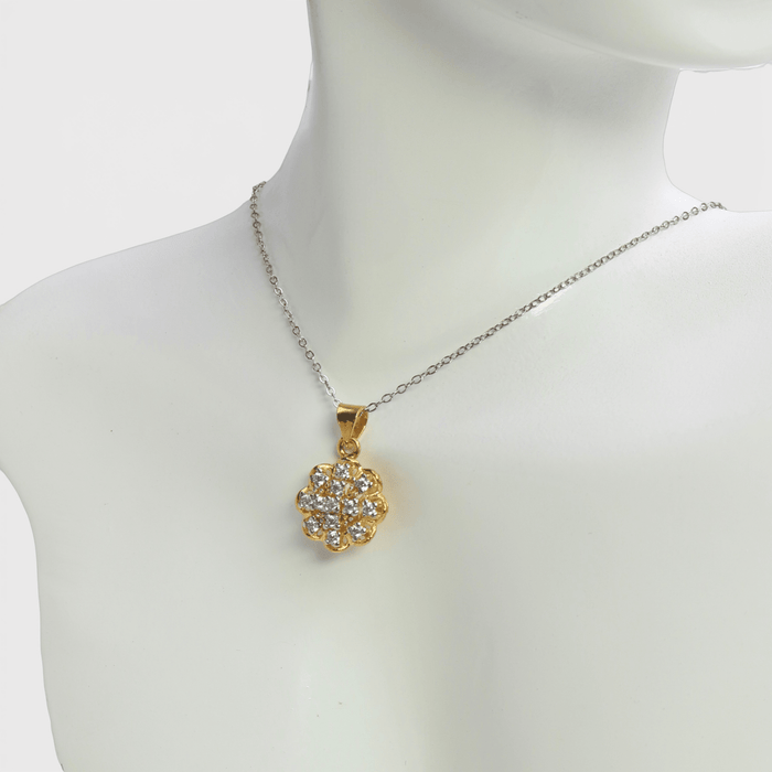 White Zircon Bloom Set - Monis Anas Jewellers