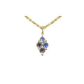 Women 14k Gold Dainty Cabochon Rainbow Moonstone Pendant - K Jewelry Accessories