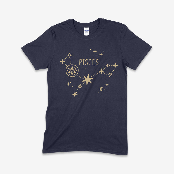 S / Pisces / Gildan SS Tshirt- Black
